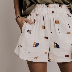 Roolee Paper Bag Linen Paintbrush short